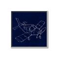 Picture of Airplane Navy I _GroupedProduct_Square_Mini_ _GroupedProduct_Square_Canvas_Framed_