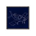 Picture of Airplane Navy I _GroupedProduct_Square_Mini_ _GroupedProduct_Square_Canvas_Framed_