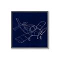 Picture of Airplane Navy I _GroupedProduct_Square_Mini_ _GroupedProduct_Square_Canvas_Framed_