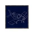 Picture of Airplane Navy I _GroupedProduct_Square_Mini_ _GroupedProduct_Square_Canvas_Framed_