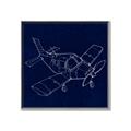 Picture of Airplane Navy I _GroupedProduct_Square_Mini_ _GroupedProduct_Square_Canvas_Framed_
