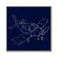 Picture of Airplane Navy I _GroupedProduct_Square_Mini_ _GroupedProduct_Square_Canvas_Framed_