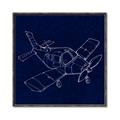 Picture of Airplane Navy I _GroupedProduct_Square_Mini_ _GroupedProduct_Square_Canvas_Framed_