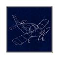 Picture of Airplane Navy I _GroupedProduct_Square_Mini_ _GroupedProduct_Square_Canvas_Framed_