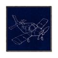 Picture of Airplane Navy I _GroupedProduct_Square_Mini_ _GroupedProduct_Square_Canvas_Framed_