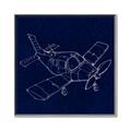 Picture of Airplane Navy I _GroupedProduct_Square_Mini_ _GroupedProduct_Square_Canvas_Framed_