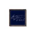 Picture of Airplane Navy II _GroupedProduct_Square_Mini_ _GroupedProduct_Square_Canvas_Framed_