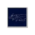 Picture of Airplane Navy II _GroupedProduct_Square_Mini_ _GroupedProduct_Square_Canvas_Framed_