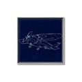 Picture of Airplane Navy II _GroupedProduct_Square_Mini_ _GroupedProduct_Square_Canvas_Framed_
