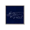 Picture of Airplane Navy II _GroupedProduct_Square_Mini_ _GroupedProduct_Square_Canvas_Framed_