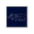 Picture of Airplane Navy II _GroupedProduct_Square_Mini_ _GroupedProduct_Square_Canvas_Framed_