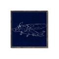 Picture of Airplane Navy II _GroupedProduct_Square_Mini_ _GroupedProduct_Square_Canvas_Framed_