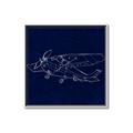 Picture of Airplane Navy II _GroupedProduct_Square_Mini_ _GroupedProduct_Square_Canvas_Framed_