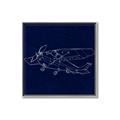 Picture of Airplane Navy II _GroupedProduct_Square_Mini_ _GroupedProduct_Square_Canvas_Framed_