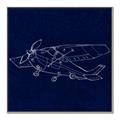Picture of Airplane Navy II _GroupedProduct_Square_Mini_ _GroupedProduct_Square_Canvas_Framed_