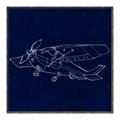 Picture of Airplane Navy II _GroupedProduct_Square_Mini_ _GroupedProduct_Square_Canvas_Framed_