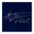Picture of Airplane Navy II _GroupedProduct_Square_Mini_ _GroupedProduct_Square_Canvas_Framed_