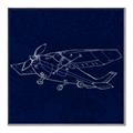 Picture of Airplane Navy II _GroupedProduct_Square_Mini_ _GroupedProduct_Square_Canvas_Framed_