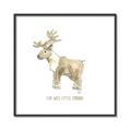 Picture of Wild little Caribou _GroupedProduct_Square_Mini_ _GroupedProduct_Square_Canvas_Framed_