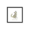 Picture of Stay Wild Wolf _GroupedProduct_Square_Mini_ _GroupedProduct_Square_Canvas_Framed_