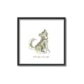 Picture of Stay Wild Wolf _GroupedProduct_Square_Mini_ _GroupedProduct_Square_Canvas_Framed_