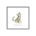 Picture of Stay Wild Wolf _GroupedProduct_Square_Mini_ _GroupedProduct_Square_Canvas_Framed_