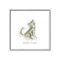 Picture of Stay Wild Wolf _GroupedProduct_Square_Mini_ _GroupedProduct_Square_Canvas_Framed_