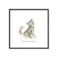 Picture of Stay Wild Wolf _GroupedProduct_Square_Mini_ _GroupedProduct_Square_Canvas_Framed_