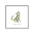 Picture of Stay Wild Wolf _GroupedProduct_Square_Mini_ _GroupedProduct_Square_Canvas_Framed_