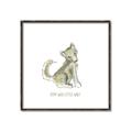 Picture of Stay Wild Wolf _GroupedProduct_Square_Mini_ _GroupedProduct_Square_Canvas_Framed_