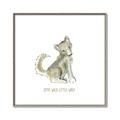 Picture of Stay Wild Wolf _GroupedProduct_Square_Mini_ _GroupedProduct_Square_Canvas_Framed_