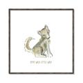 Picture of Stay Wild Wolf _GroupedProduct_Square_Mini_ _GroupedProduct_Square_Canvas_Framed_