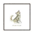Picture of Stay Wild Wolf _GroupedProduct_Square_Mini_ _GroupedProduct_Square_Canvas_Framed_