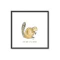 Picture of Stay Busy Beaver _GroupedProduct_Square_Mini_ _GroupedProduct_Square_Canvas_Framed_