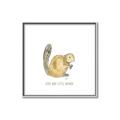 Picture of Stay Busy Beaver _GroupedProduct_Square_Mini_ _GroupedProduct_Square_Canvas_Framed_