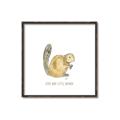 Picture of Stay Busy Beaver _GroupedProduct_Square_Mini_ _GroupedProduct_Square_Canvas_Framed_
