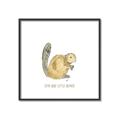 Picture of Stay Busy Beaver _GroupedProduct_Square_Mini_ _GroupedProduct_Square_Canvas_Framed_