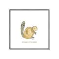 Picture of Stay Busy Beaver _GroupedProduct_Square_Mini_ _GroupedProduct_Square_Canvas_Framed_