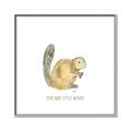 Picture of Stay Busy Beaver _GroupedProduct_Square_Mini_ _GroupedProduct_Square_Canvas_Framed_