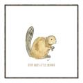 Picture of Stay Busy Beaver _GroupedProduct_Square_Mini_ _GroupedProduct_Square_Canvas_Framed_