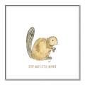 Picture of Stay Busy Beaver _GroupedProduct_Square_Mini_ _GroupedProduct_Square_Canvas_Framed_