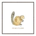 Picture of Stay Busy Beaver _GroupedProduct_Square_Mini_ _GroupedProduct_Square_Canvas_Framed_