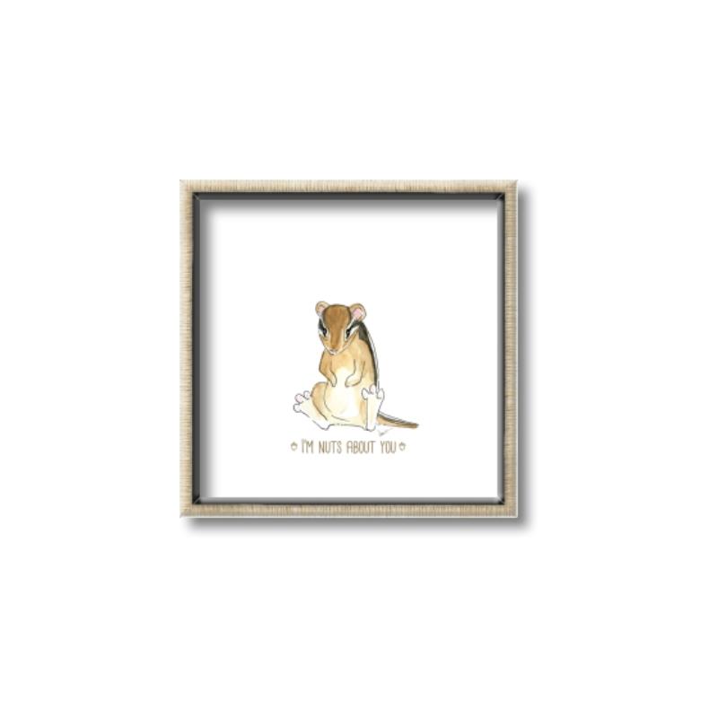 Picture of Nuts About You _GroupedProduct_Square_Mini_ _GroupedProduct_Square_Canvas_Framed_