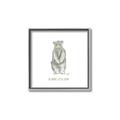 Picture of Be Brave Little Bear _GroupedProduct_Square_Mini_ _GroupedProduct_Square_Canvas_Framed_