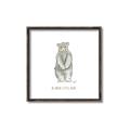 Picture of Be Brave Little Bear _GroupedProduct_Square_Mini_ _GroupedProduct_Square_Canvas_Framed_