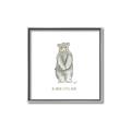 Picture of Be Brave Little Bear _GroupedProduct_Square_Mini_ _GroupedProduct_Square_Canvas_Framed_