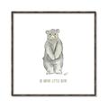 Picture of Be Brave Little Bear _GroupedProduct_Square_Mini_ _GroupedProduct_Square_Canvas_Framed_