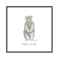 Picture of Be Brave Little Bear _GroupedProduct_Square_Mini_ _GroupedProduct_Square_Canvas_Framed_