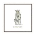 Picture of Be Brave Little Bear _GroupedProduct_Square_Mini_ _GroupedProduct_Square_Canvas_Framed_