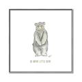 Picture of Be Brave Little Bear _GroupedProduct_Square_Mini_ _GroupedProduct_Square_Canvas_Framed_